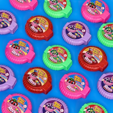 Chewing gum "Dabble Babble Roll" with tattoo, assorted, display box, 12 g-2