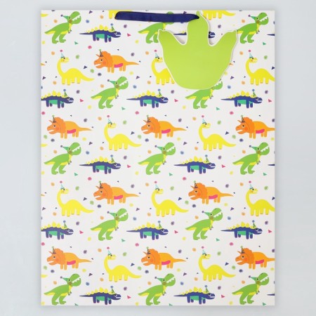 Gift package, packaging, "dinosaurs", 51x 40.5 x 20.5 cm-3