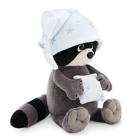 Soft toy "Raccoon Danny: Sweet Dreams", 20 cm-1