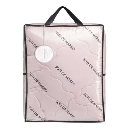 Demi -season blanket, size 175x215 cm, powder color-2