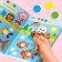 Stickers "Funny circles", A4 format, set 2 pcs. 16 p.