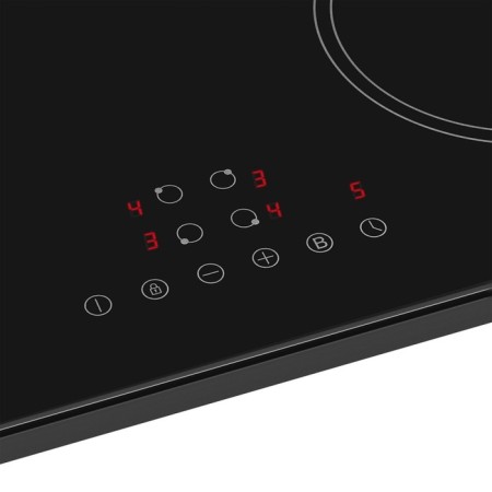 Honing panel Homsair HI64ABK, induction, 4 burners, sensor, black-4