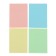 A set of blocks with a sticky edge, 38 x 51 mm., 50 sheets, 4 colors
