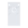 Connector-bunker for the Arte Lamp Linea-Acessories A482033, 0.3x2.5x5 cm, white