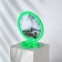 Mirror desktop "circle", D mirror surface 9.5 cm, green color