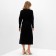 Women's knitted dress Minaku: Basic Line Color Black, Rr. 44