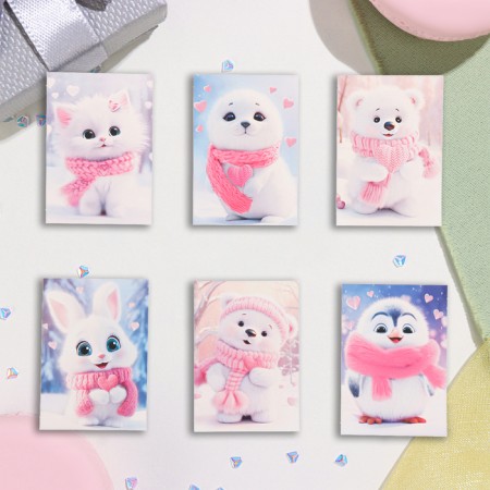 Set of mini-opener "animals" 33 pieces, 7.5x10.5 cm-2