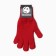 Female gloves, red color, size 18