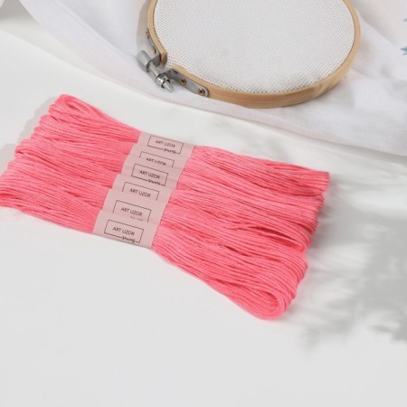 Muline threads 8 ± 1m No. 956 (nab 6 pcs price for nab) bright pink au-1