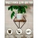 66-501 Wall stand 66-501 per 1 shelf with wood 25x20x35 cm