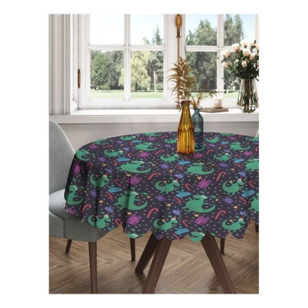 The tablecloth “Dragon with a gift”, round, Saten, d = 150 cm