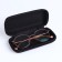 Lightning glass case, length 15 cm, black color