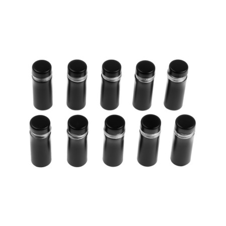 Remote holder for plates, 12x30 mm, black color, set 10 pcs.