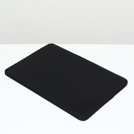 Pet -it rug for cat tray 40x60, two-layer, black-2