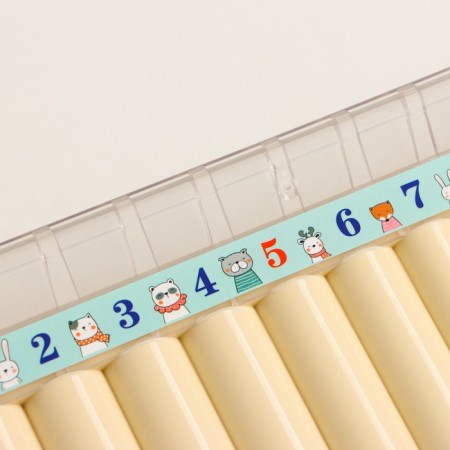 Music Life 18 tubes, white, 26 x 25 cm-2