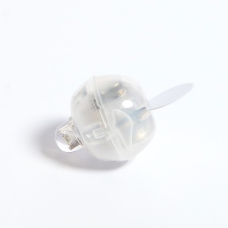 LED for a ball, round, yellow color, plastic-2