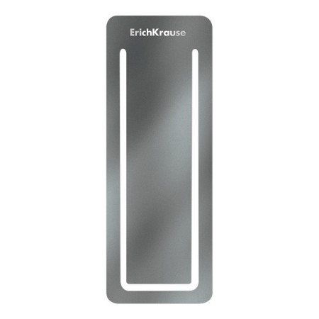 A set of 4 bookmarks of plastic Erichkrausemat Ice Metallic, rectangular, mix-3