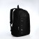 Youth backpack from textiles on lightning, 4 pockets, black/blue color