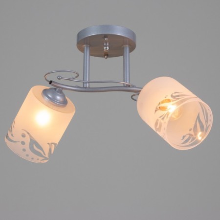 Chandelier 1082/2SL 40W E27 silver 46x15x24 cm Bayerlux-1