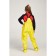 Semi -combine zone for children, waterproof, yellow plain color, height 92