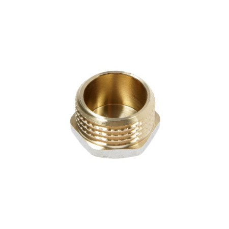 The plug "CTM", 1/2 ", external thread, nickelized brass-1