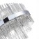 Suspended chandelier ST LUCE. SL1634.103.06. Rens. 6x60 watts, E14, 45x45x55 cm, chromium color