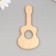 Decor for creativity Tree "Guitar" 10.2x5 cm