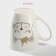 Porcelain share mug "Princess Myu", 350 ml, white color