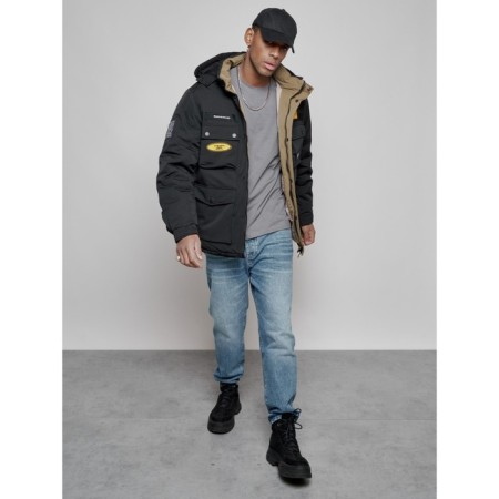 Male Winter jacket, size 50, black color-15