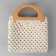 Handles for the bag wooden, 10 × 18 cm, 2 pcs, beige color