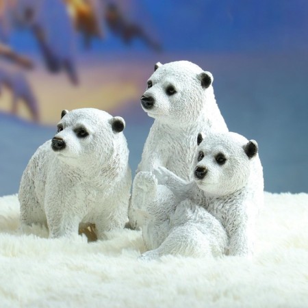 New Year's figure "Bear" (set of 3 pieces) 18cm-8