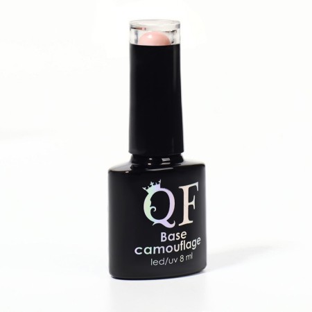 Camouflage base for nails, 3 phase, 8ml, LED/UV, light pink color (025)-8