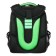 School backpack 38 x 30 x 16 cm, ergonomic back, Stavia "Super Car", black/green