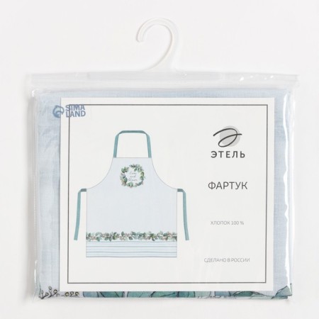Apron "Ethel" Flower Mood 60x70 cm, 100% cotton, reps 210 g/m2-6