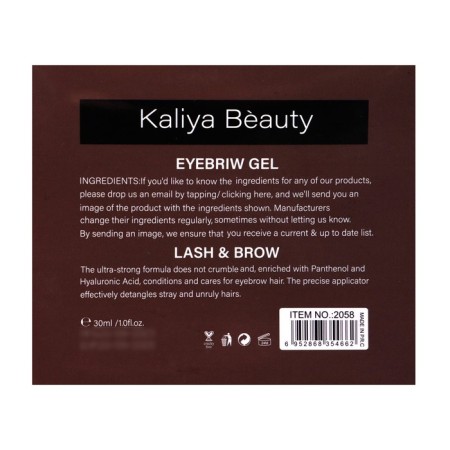 Transparent eyebrow gel, for styling, 20 ml, with 3D effect-3
