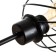 Svetogor chandelier "Light" 5x60W black 62x62x28cm