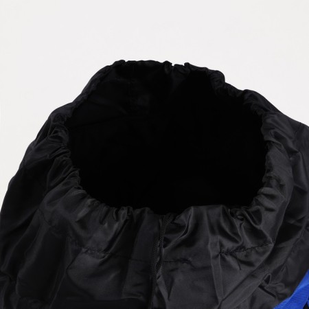 Tourist backpack, TAIF, 90 liters, cord department, outer pocket, 2 side nets, blue/gray color-10