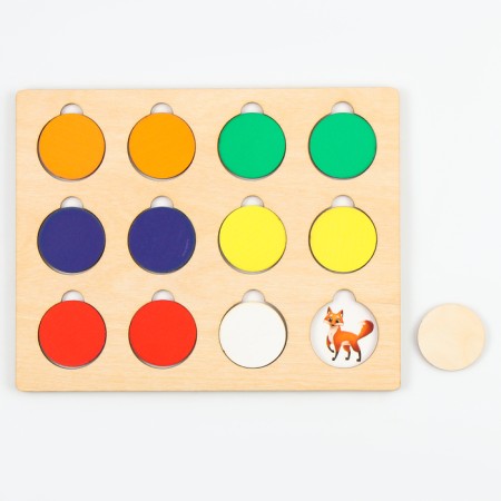 Board developing game for children "Hide and hide. Find animals "-2