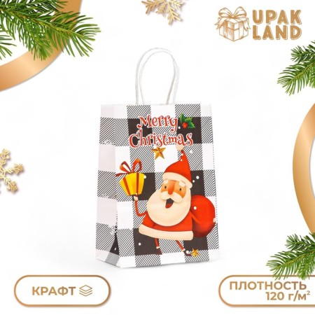 Gift Crafts "Santa Claus with gifts" 15 × 21 × 8 cm