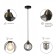 Overnight lamp Rivoli Lilia 1he27, 60 watts