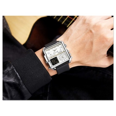 Electronic watches, d-4.1 cm, alarm clock, calendar, waterproof-1