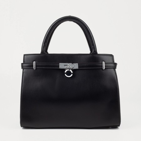 Bag Female Tout with zipper, black color