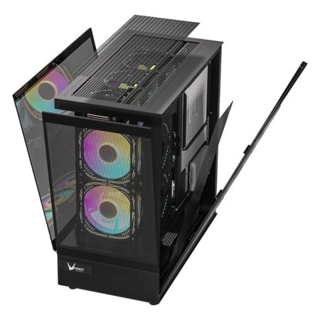 The Formula Crystal Z8 case is black without BP ATX 9x120mm 7x140mm 1xusb2.0 1xusb3.0 1xusb3.1 audi-4