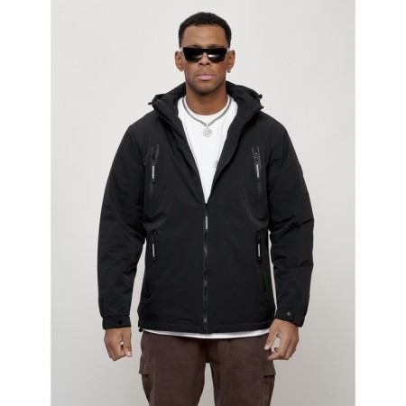 Male spring jacket, size 50, black color