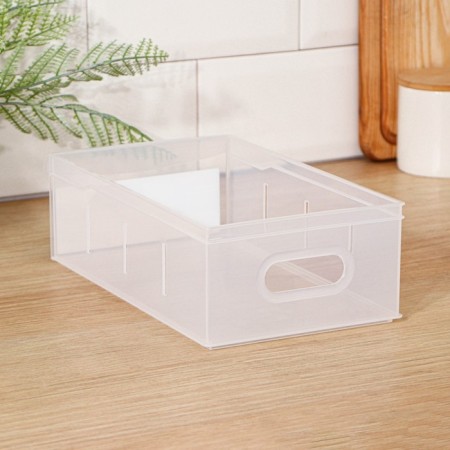 Storage container without a cover of Rolly, 2.65 l, 15 × 26.6 × 8.7 cm, transparent-2