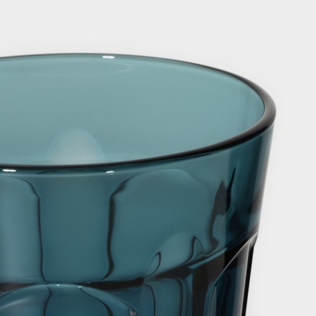 Low glass glass "Roman", 250 ml, London Topaz-1