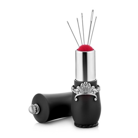 Needle in a case with needles, black,