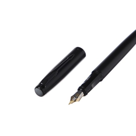 Gift feathers in the leatherette case, matte black body-3