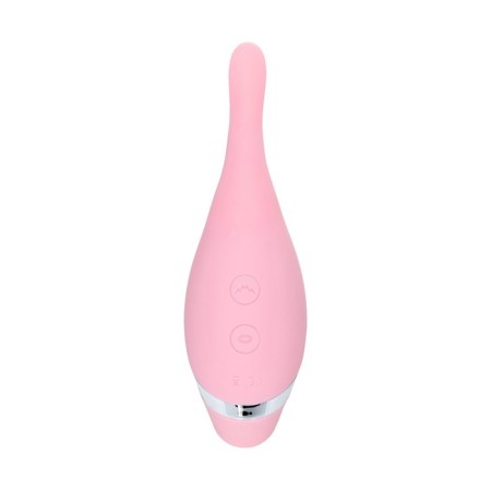 Multifunctional stimulator Flovetta byfa Dahlia, silicone, pink color, 14 cm-8