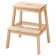 Stol-Stubreinka, 430x390x500, array of birch